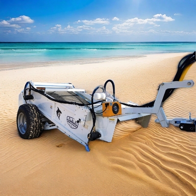 1400 Macchina di pulizia sabbia da spiaggia in acciaio professionale per applicazioni industriali
