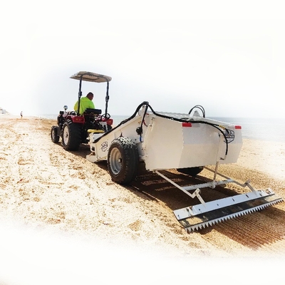 1200 kg di peso Macchina per la pulizia della sabbia da spiaggia in acciaio per applicazioni ambientali