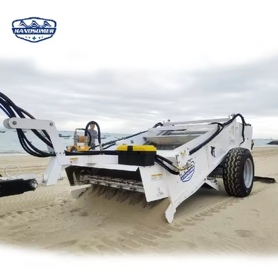 1800 mm Larghezza di pulizia Trattore Montato Pulizzatore di sabbia da spiaggia per prodotto ambientale