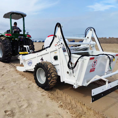 Handsomer 1800 il perfetto raccoglitore di pietre trainato da un trattore per le soluzioni di pulizia delle spiagge