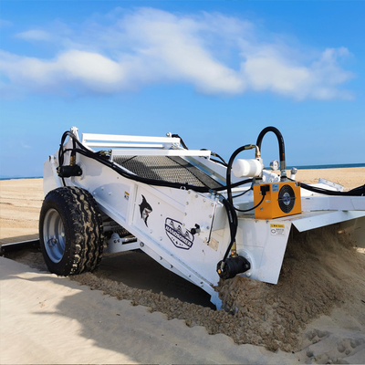 70 HP Tractor Attachment 1400mm Stainless Steel Screen Beach Cleaner per la pulizia della sabbia
