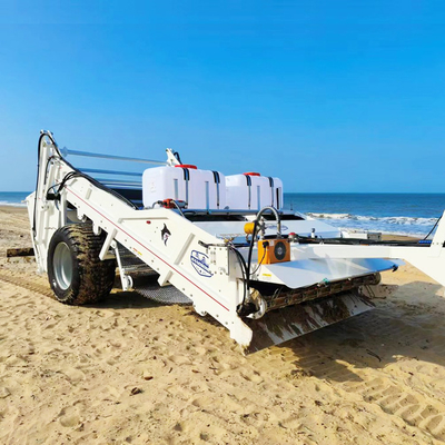 2300 kg Peso Spazzatura di sabbia da spiaggia per trattori di traino setaccio detriti di sabbia umida o secca