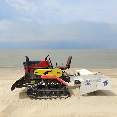 2000 rmin velocità Industrial Beach Cleaner per operazioni al mare 1000 mm larghezza di pulizia