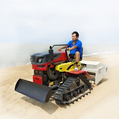 Spazza spiagge per operazioni al mare con velocità di 2000 rmin e schermo in acciaio inossidabile da 1000 mm
